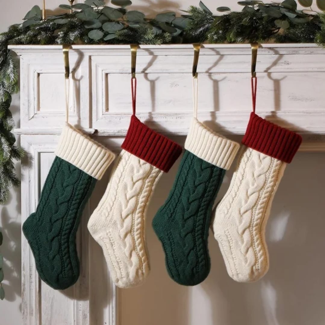 cable knit stockings