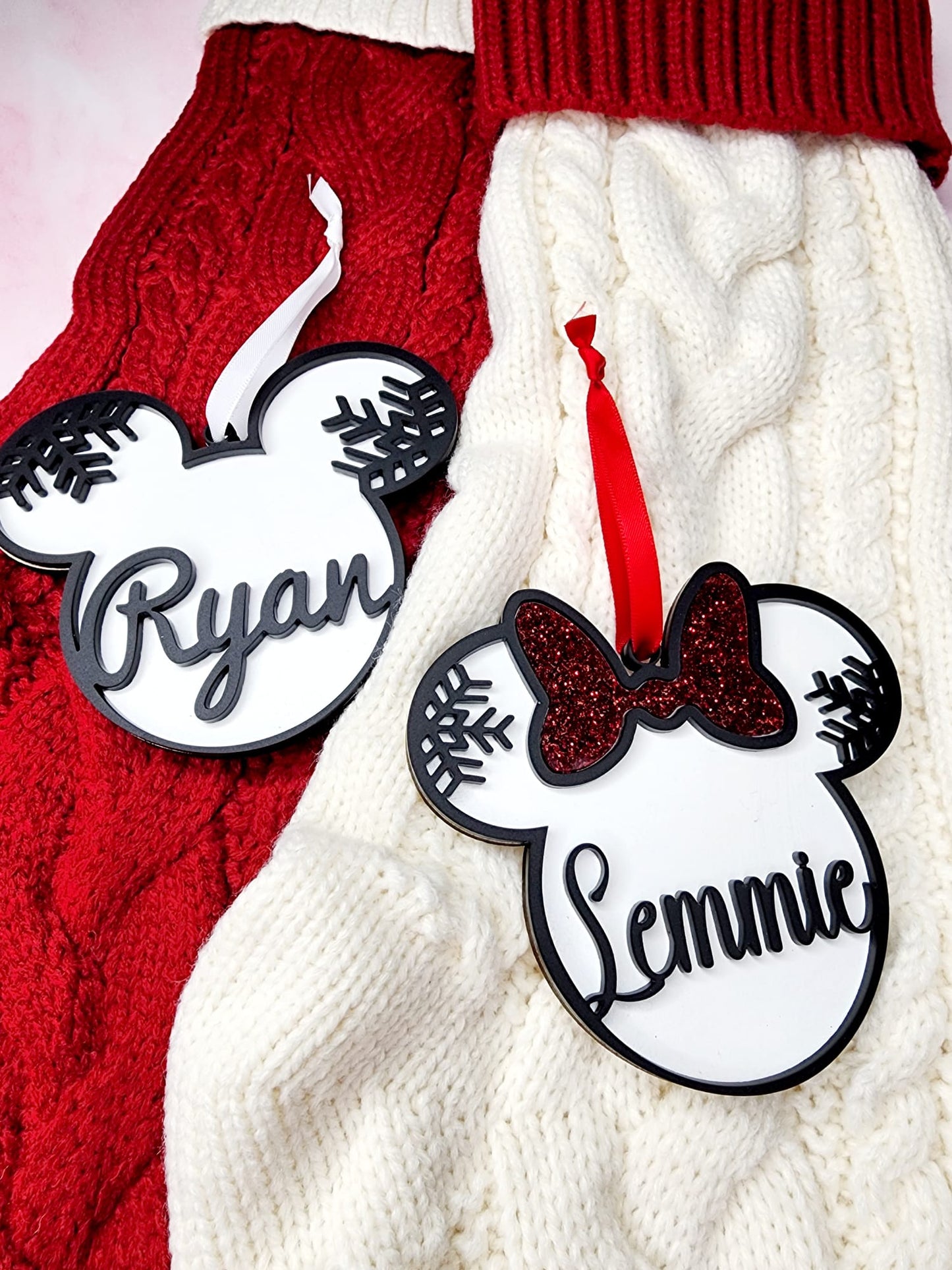 personalized mouse ornament