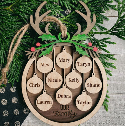 round family ornament
