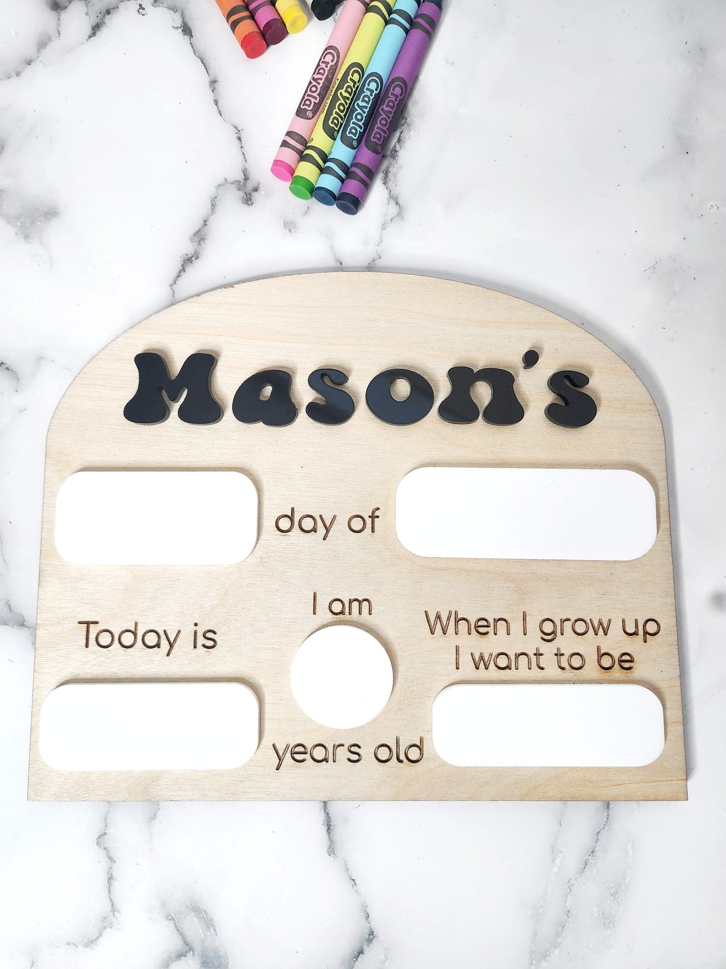 back to school sign with interchangeable name