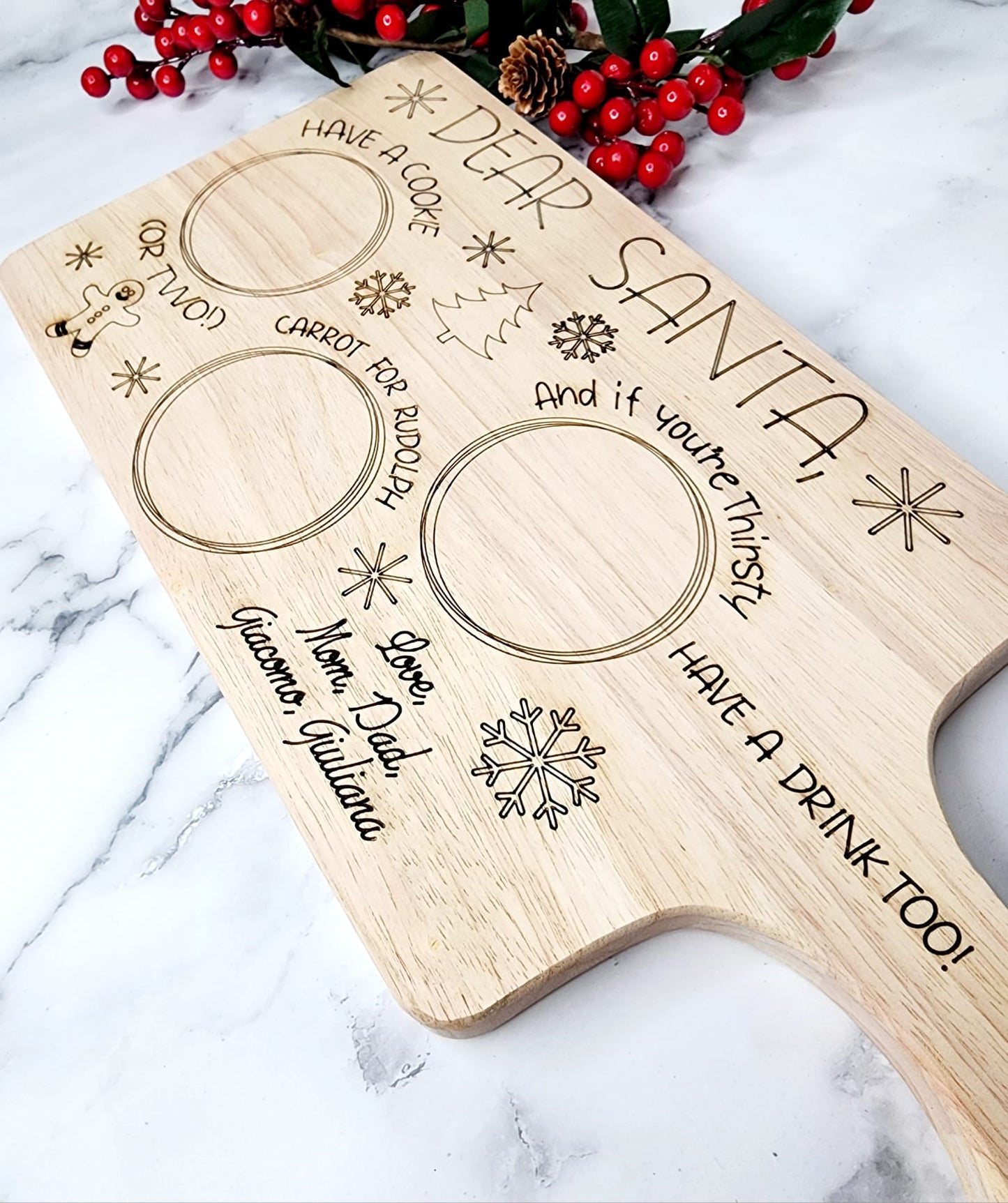 santa tray rectangle