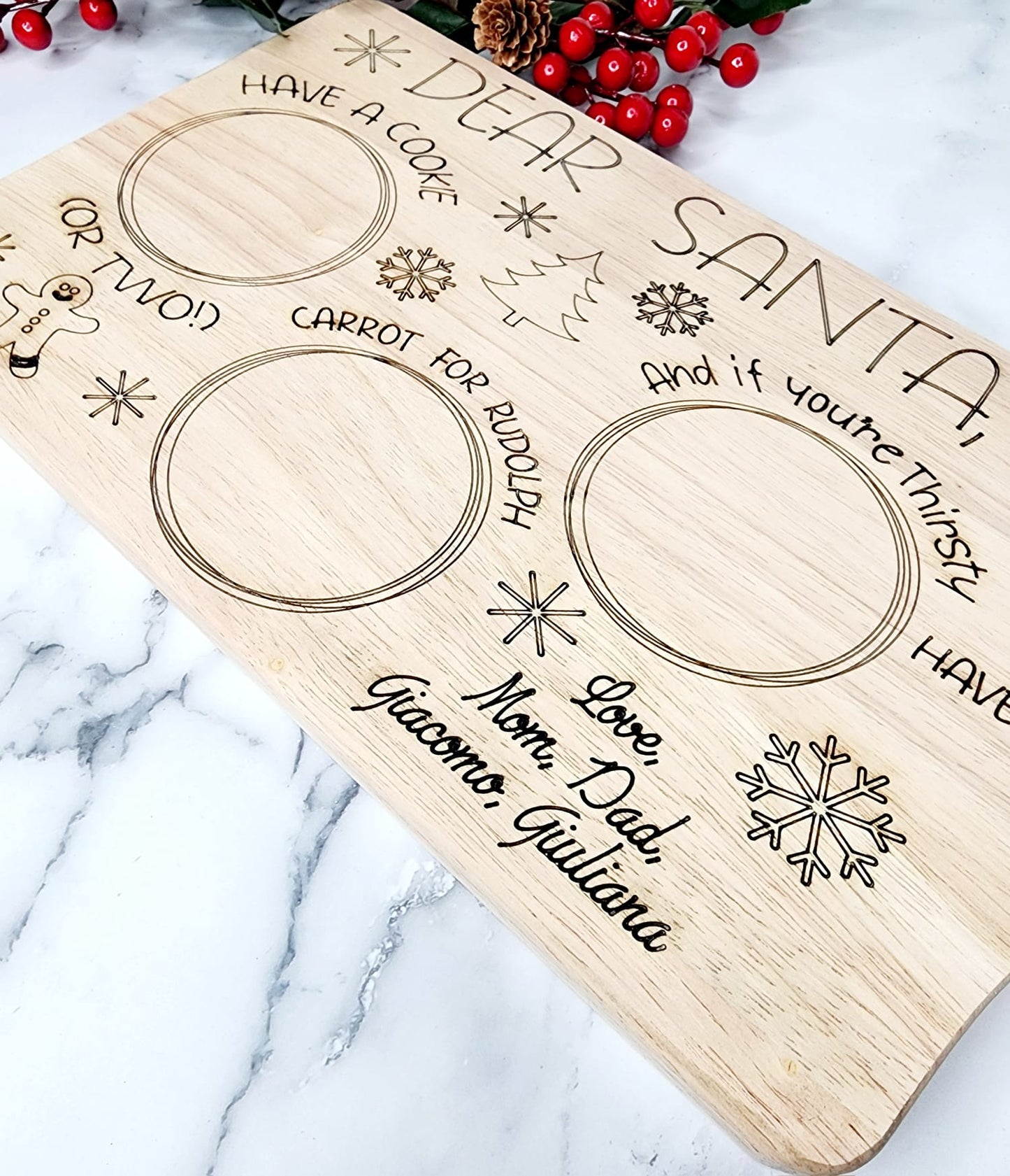 santa tray rectangle