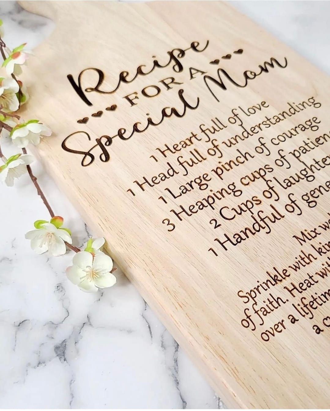 recipe for a special mom board
