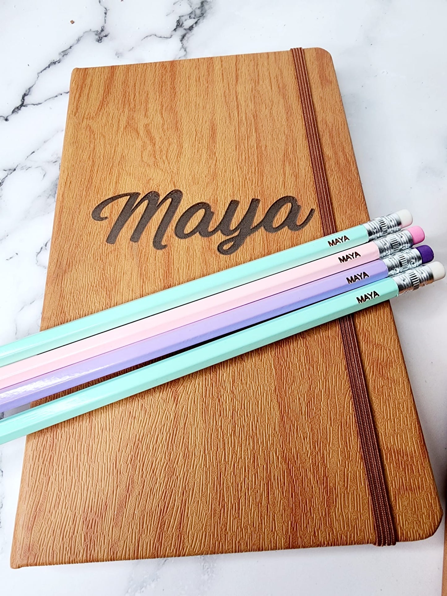 leatherette notebook