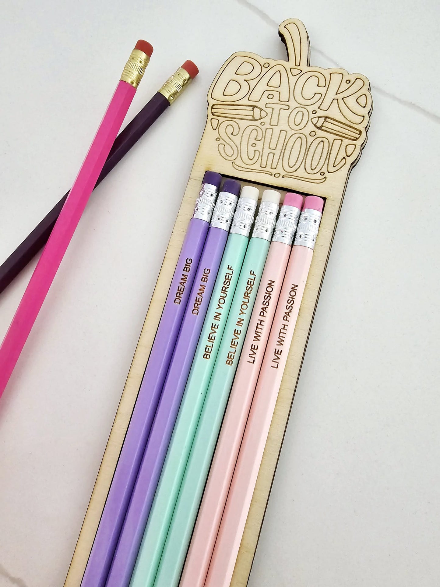 personalized pastel pencils